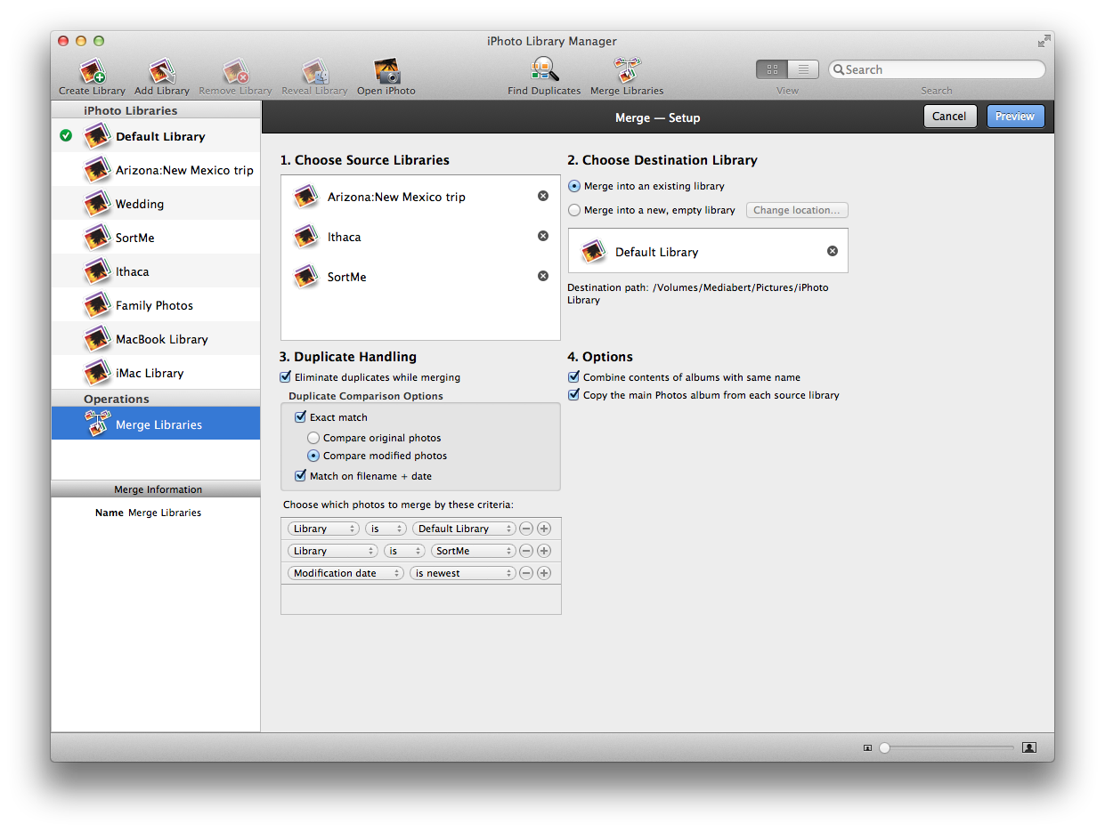 mac iphoto library manager