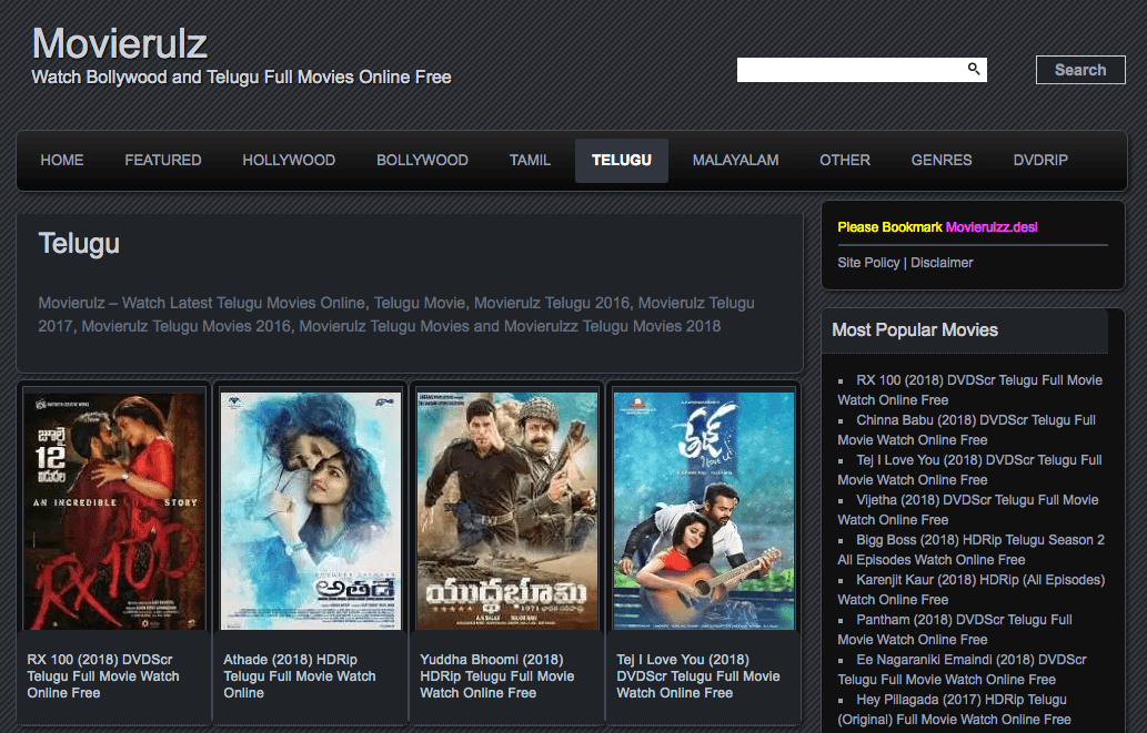 best telugu movies online websites