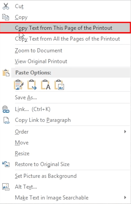 make pdf searchable onenote 02