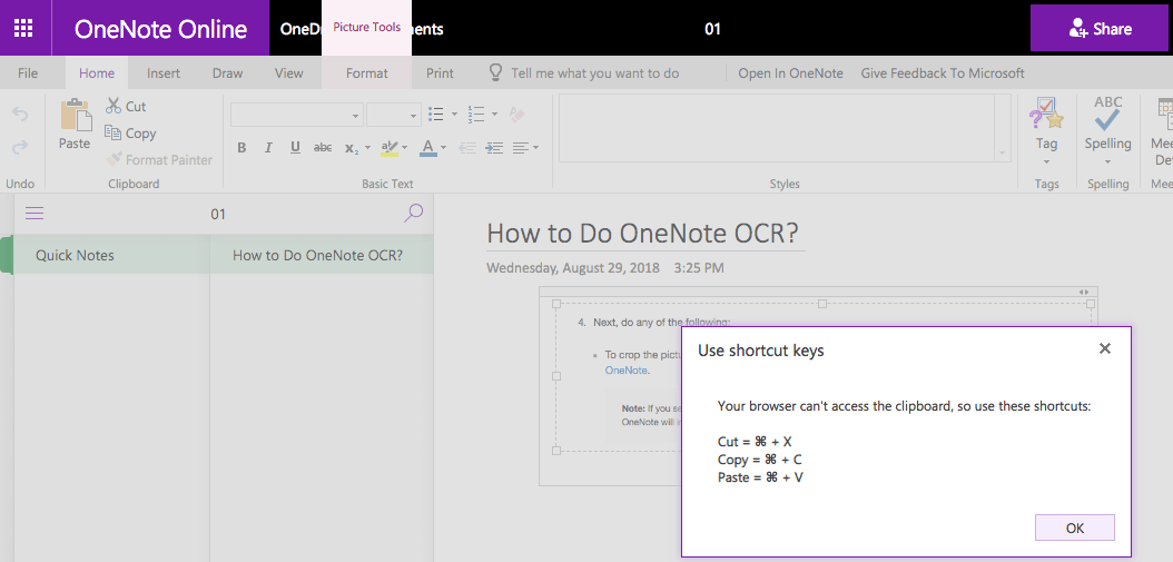 onenote online