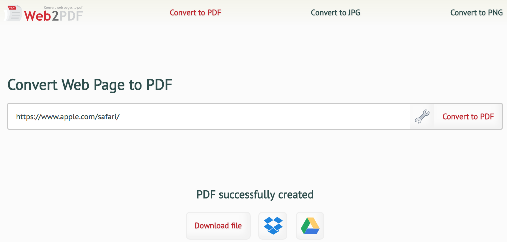 convert a pic on safari mac to pdf