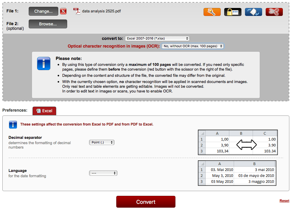 online2pdf to numbers 