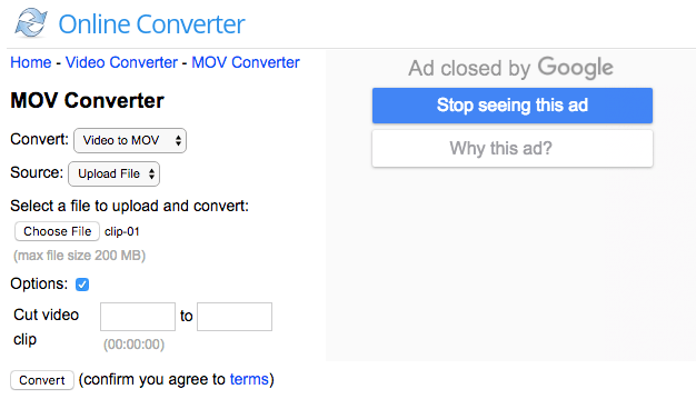 online converter quicktime