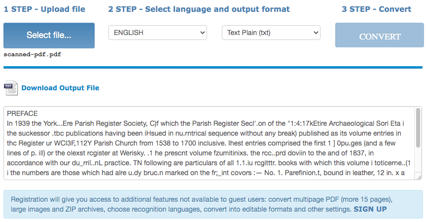 onlineocr pdf image
