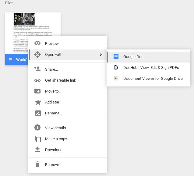 save file as pdf with Google open