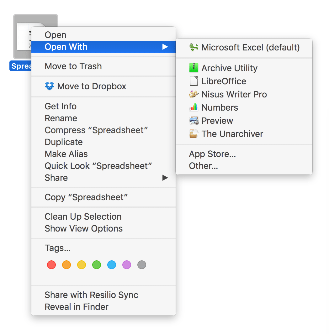 open nubmers file