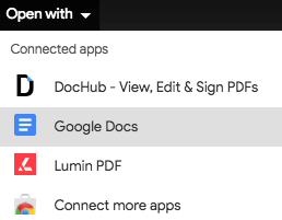 how to edit a pdf in google drive on ipad