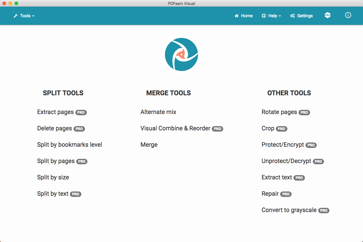 pdfsam visual