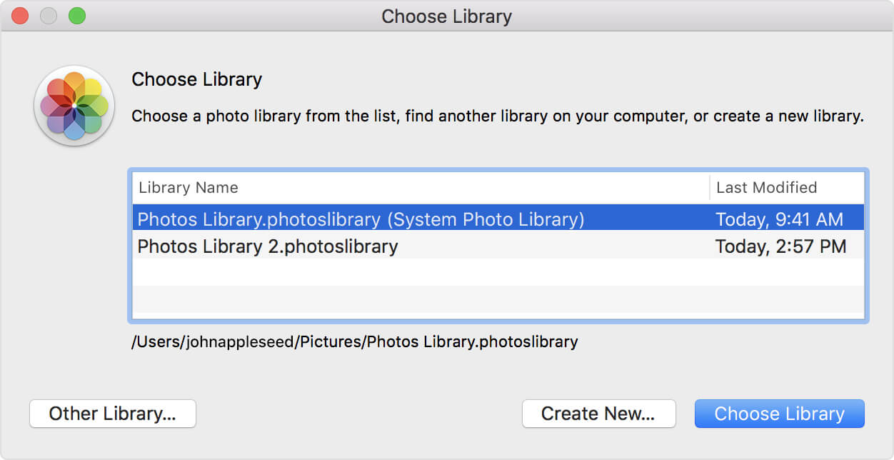delete mac photos library delete mac photos library