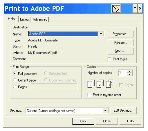 print wpd to pdf