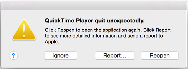 quicktime errors