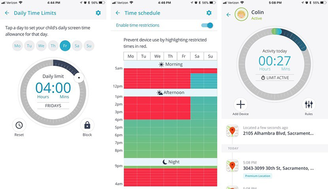 qustodio parental control and screen time app