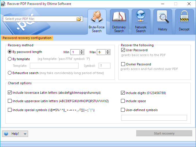 Batch PDF Password Remover