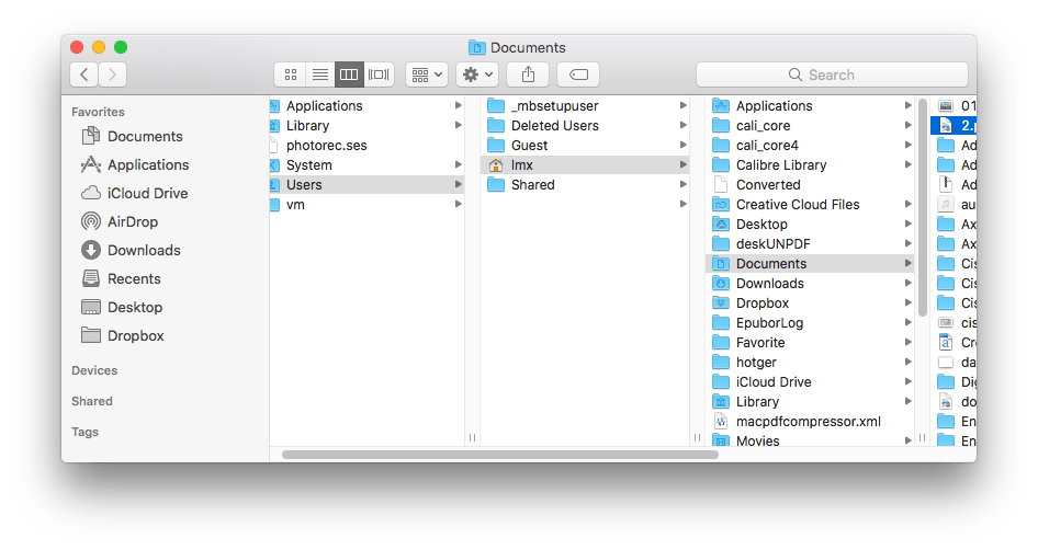 recover missing files manually03