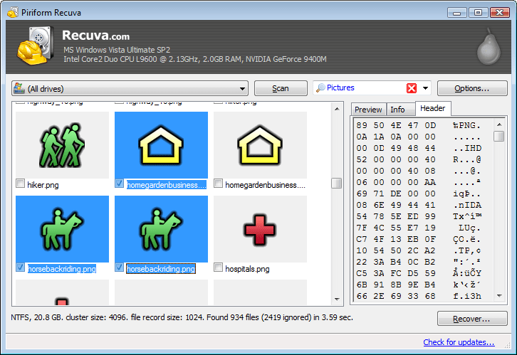 use recuva 02