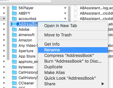 rename AddressBook folder