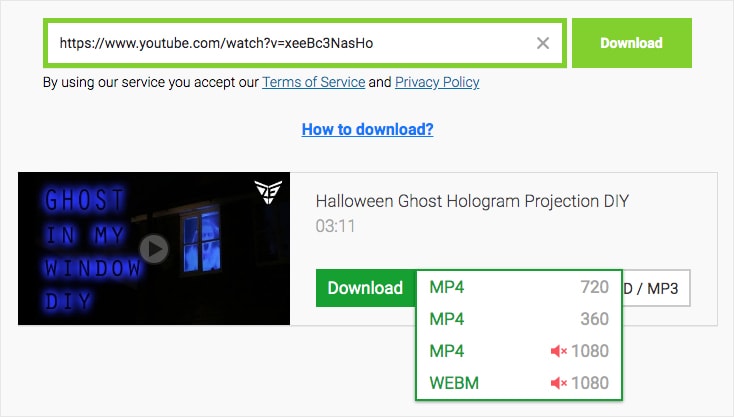 download halloween hologram video free online 01