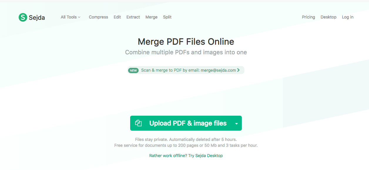 Split PDF Tool using Scanner Go