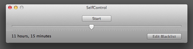 selfcontrol application selfcontrol application