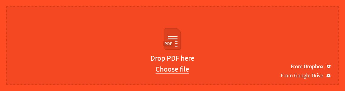 Shrink PDF on Mac with Smallpdf Step 1