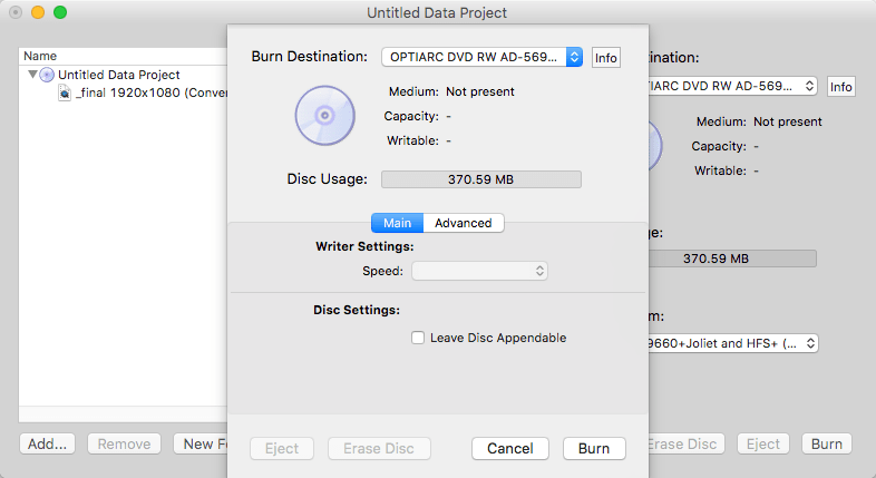 free dvd burning software for mac 08