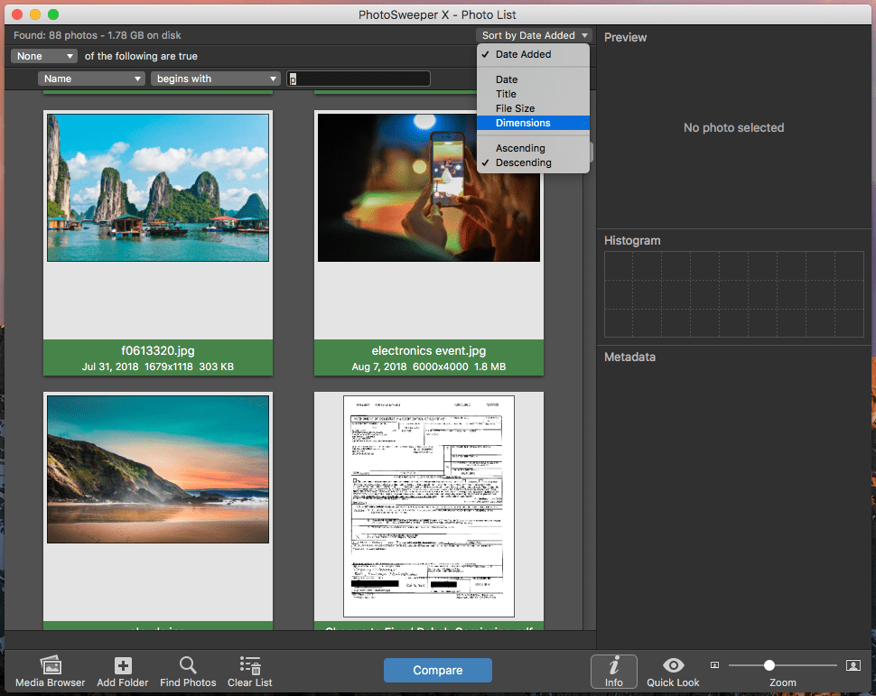 photosweeper app