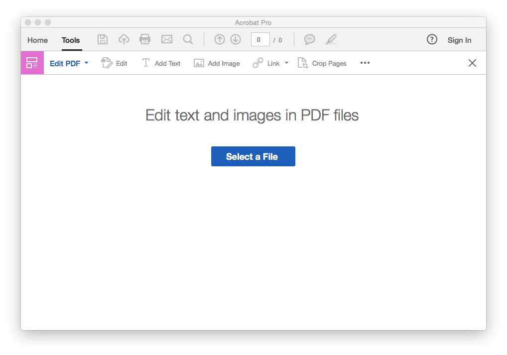 Write on a PDF on Mac via Adobe Acrobat Step 3