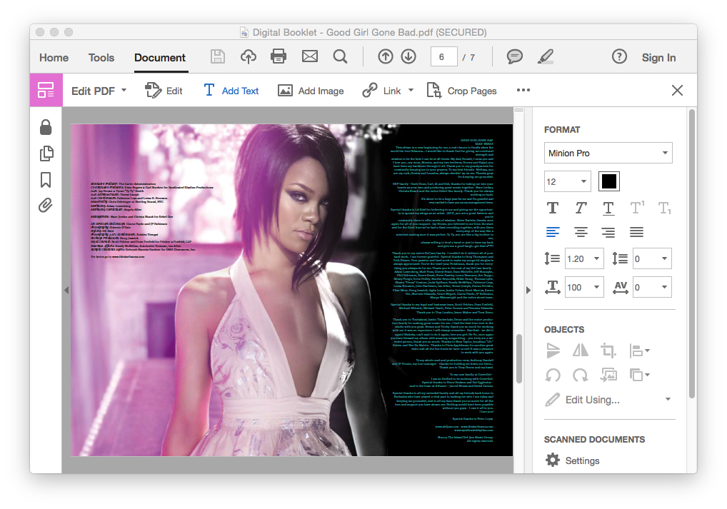 Write on a PDF on Mac via Adobe Acrobat Step 4