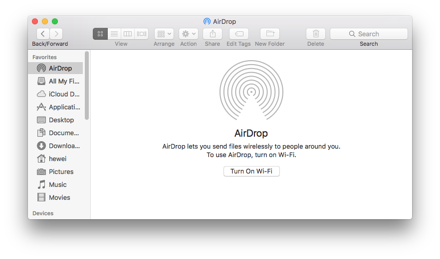 how to use airdrop from iphone to mac