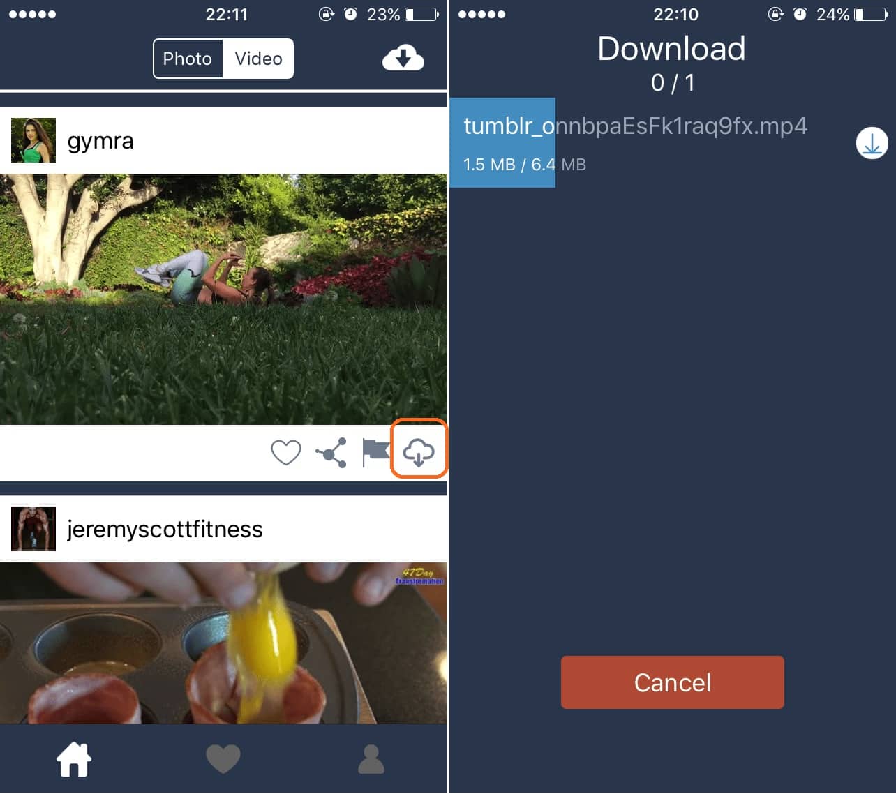 iphone tumblr video download