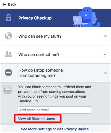 how to unblock someone on facebook 01