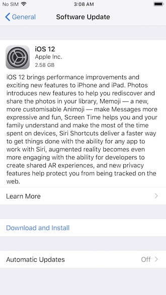 update ios