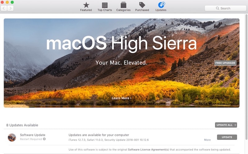 update macos