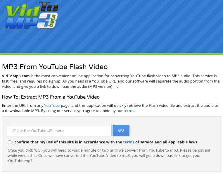 online YouTubeInMP3 alternative 4