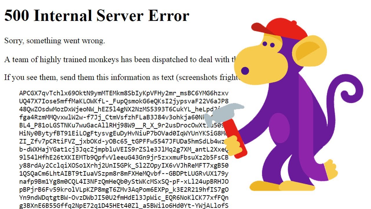 Symptoms of 500 Internal Server Error YouTube