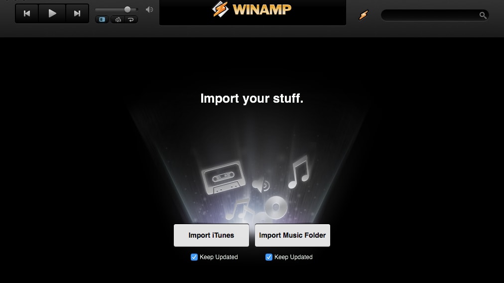 winamp interface