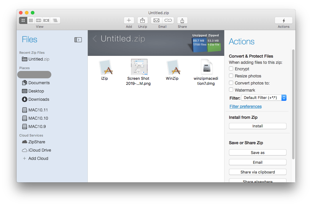 winzip for mac