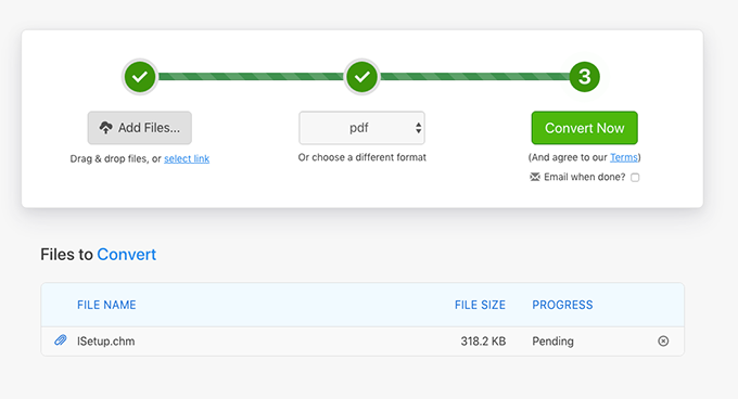 chm to pdf convert free
